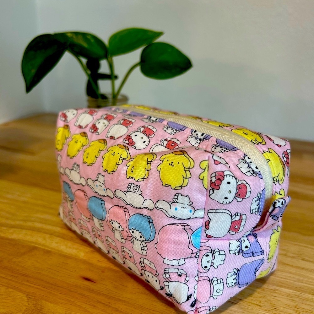 Handmade Sanrio characters makeup pouch